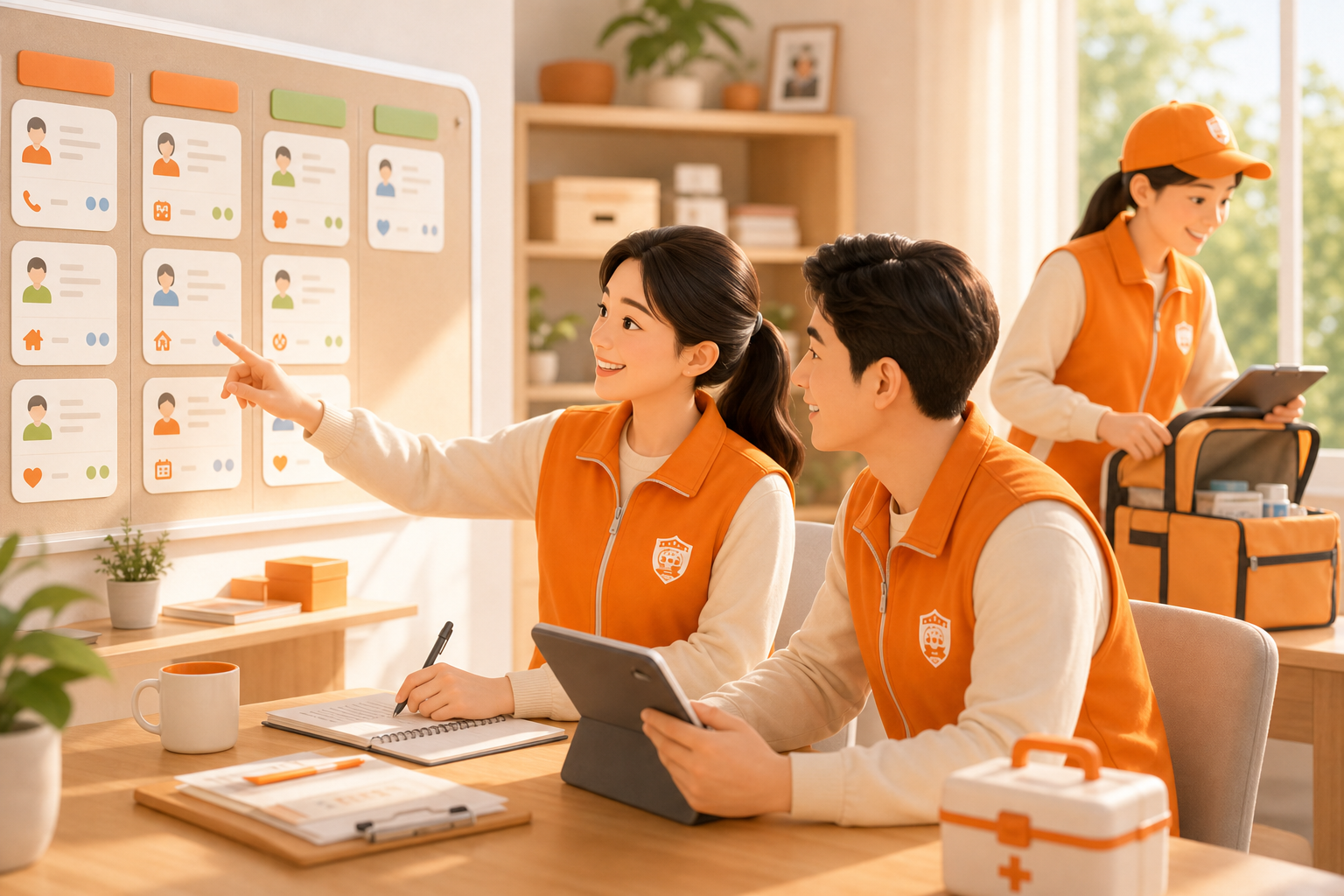 社区服务站试点